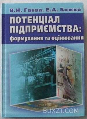Потенціал підприємства. Формування та оцінювання. Гавва В., Божко Е. 2004